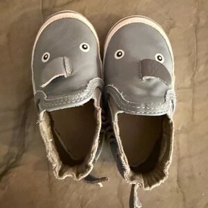 Robeez Light Blue Sebastian Shark Toddler Slippers